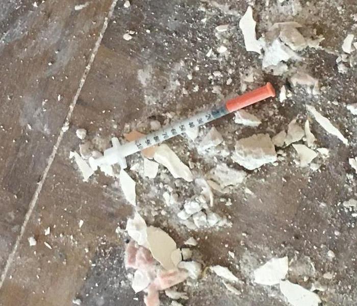 A Syringe on job site