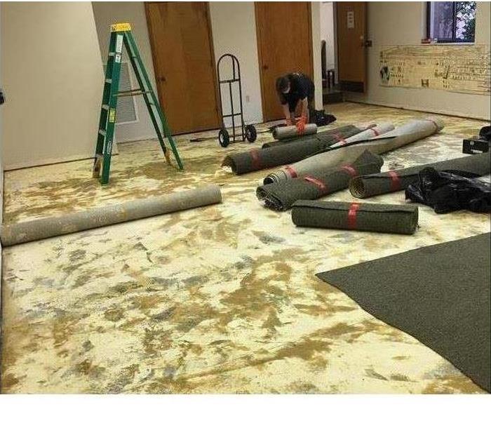 disposing of rolled up carpet